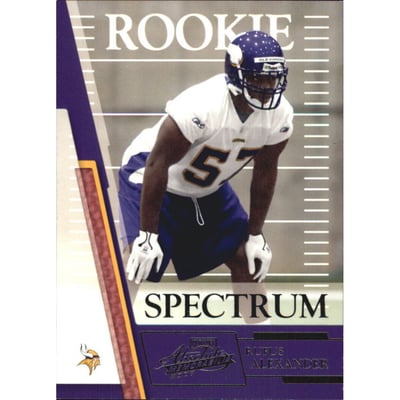 2007 Absolute Memorabilia Spectrum Silver Retail #193 Rufus Alexander
