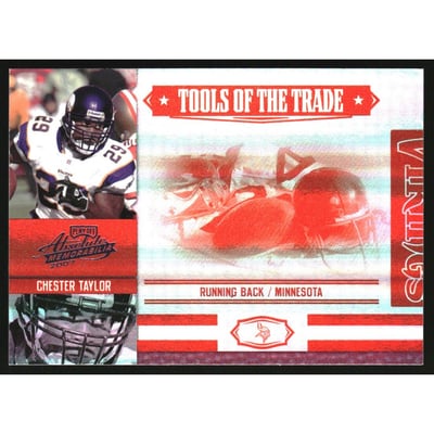 2007 Absolute Memorabilia Tools of the Trade Red Spectrum #38 Chester Taylor
