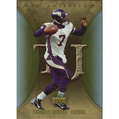2007 Artifacts Green #57 Tarvaris Jackson