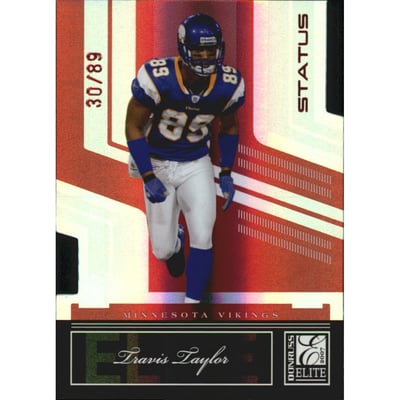 2007 Donruss Elite Status #57 Travis Taylor/89