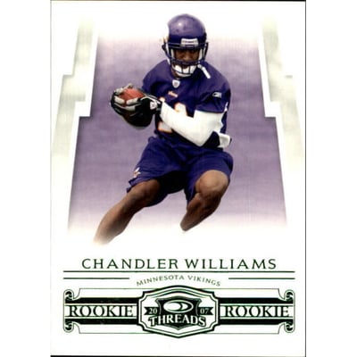 2007 Donruss Threads Retail Green #154 Chandler Williams