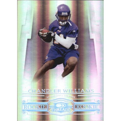 2007 Donruss Threads Silver Holofoil #154 Chandler Williams
