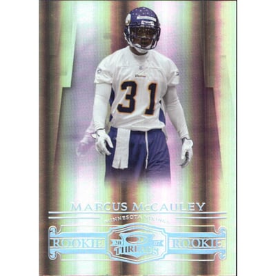 2007 Donruss Threads Silver Holofoil #195 Marcus McCauley