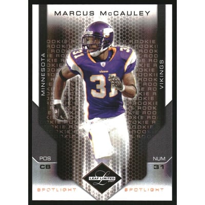2007 Leaf Limited Bronze Spotlight #274 Marcus McCauley