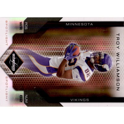 2007 Leaf Limited Bronze Spotlight #56 Troy Williamson