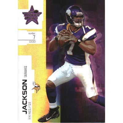 2007 Leaf Rookies and Stars Gold #23 Tarvaris Jackson