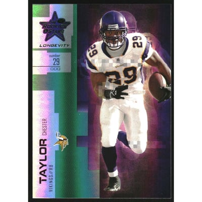 2007 Leaf Rookies and Stars Longevity Emerald #24 Chester Taylor