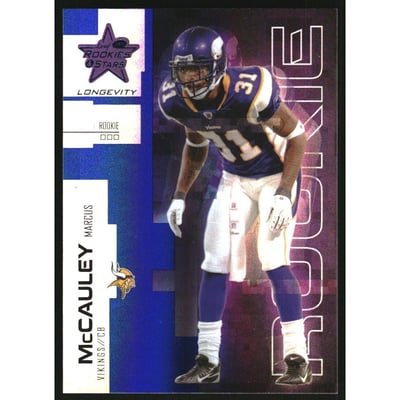 2007 Leaf Rookies and Stars Longevity Sapphire #164 Marcus McCauley