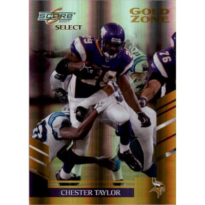 2007 Select Gold Zone #63 Chester Taylor