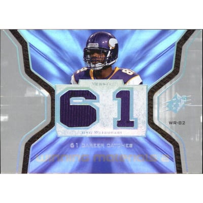 2007 SPx Winning Materials Stat Dual #WMSTW Troy Williamson