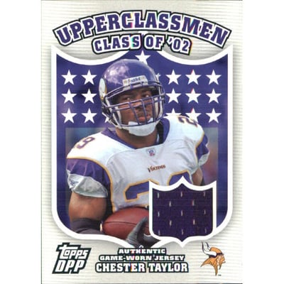 2007 Topps Draft Picks And Prospects Upperclassmen Jersey #CT Chester Taylor A