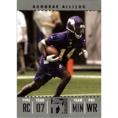 2007 Topps TX Exclusive Silver #142 Aundrae Allison