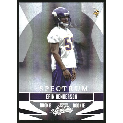 2008 Absolute Memorabilia Spectrum Silver #181 Erin Henderson