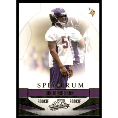 2008 Absolute Memorabilia Spectrum Silver Retail #181 Erin Henderson