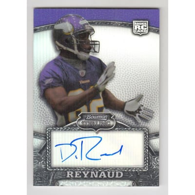 2008 Bowman Sterling Refractors #139 Darius Reynaud AU