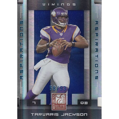2008 Donruss Elite Aspirations #54 Tarvaris Jackson/93