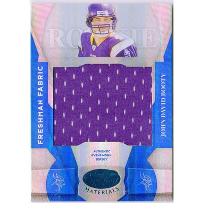 2008 Leaf Certified Materials Mirror Blue Materials #207 John David Booty