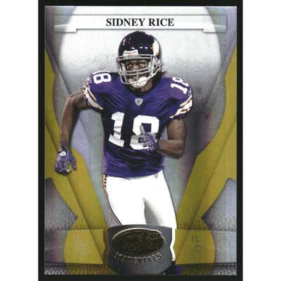 2008 Leaf Certified Materials Mirror Gold #81 Sidney Rice