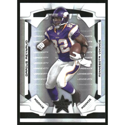 2008 Leaf Rookies and Stars Longevity Parallel Black #131 Darius Reynaud
