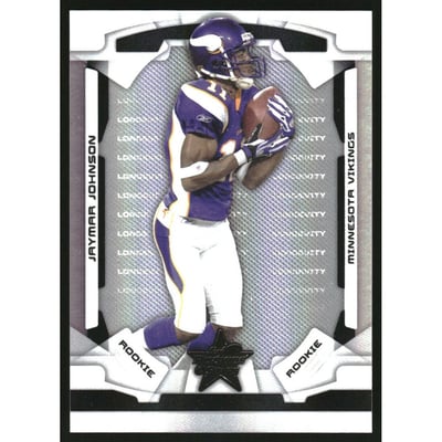 2008 Leaf Rookies and Stars Longevity Parallel Black #195 Jaymar Johnson
