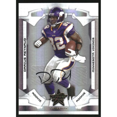 2008 Leaf Rookies and Stars Longevity Rookie Autographs #131 Darius Reynaud/50