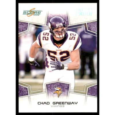 2008 Score Artist's Proof #181 Chad Greenway
