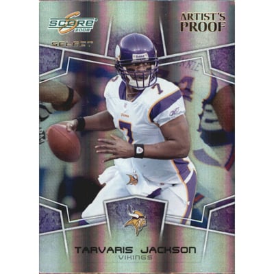 2008 Select Artist's Proof #171 Tarvaris Jackson