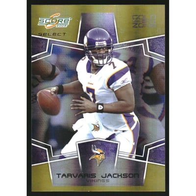 2008 Select Gold Zone #171 Tarvaris Jackson