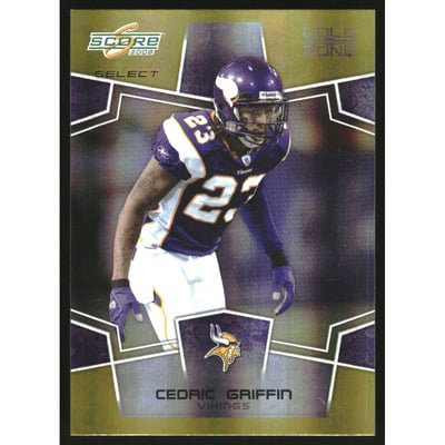 2008 Select Gold Zone #180 Cedric Griffin