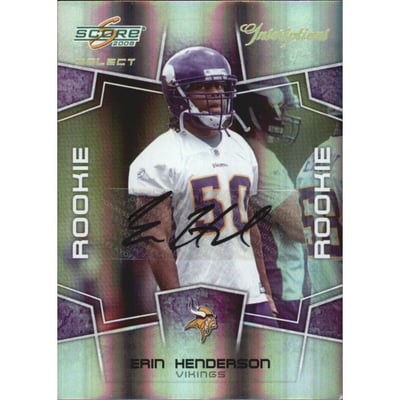 2008 Select Inscriptions #439 Erin Henderson/750