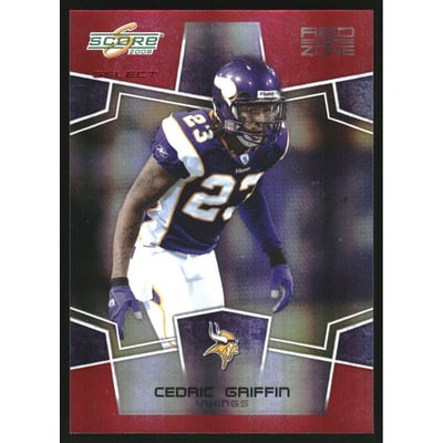 2008 Select Red Zone #180 Cedric Griffin