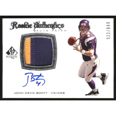 2008 SP Authentic #294 John David Booty JSY AU RC