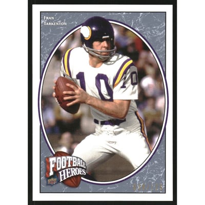 2008 Upper Deck Heroes Blue #214 Fran Tarkenton