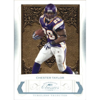 2009 Donruss Classics Timeless Tributes Platinum #56 Chester Taylor
