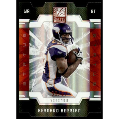 2009 Donruss Elite Status #54 Bernard Berrian/87