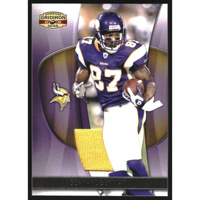 2009 Donruss Gridiron Gear Jerseys #8 Bernard Berrian/60
