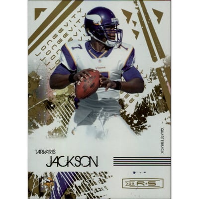 2009 Donruss Rookies and Stars Longevity Parallel Gold #57 Tarvaris Jackson