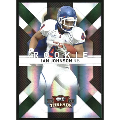 2009 Donruss Threads Retail Green #144 Ian Johnson