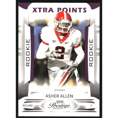 2009 Playoff Prestige Xtra Points Purple #108 Asher Allen