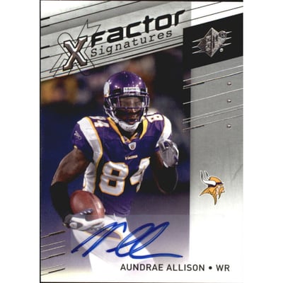 2009 SPx X-Factor Autographs #XAA Aundrae Allison