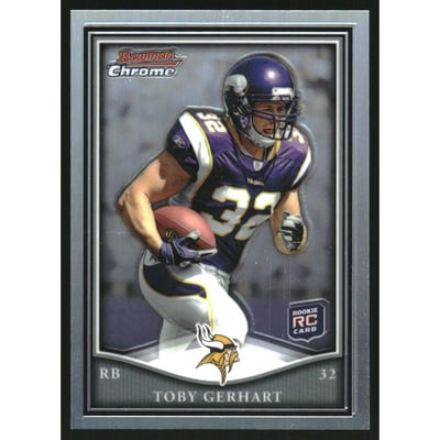 2010 Bowman Chrome Rookie Preview Inserts Refractors #BCR29 Toby Gerhart