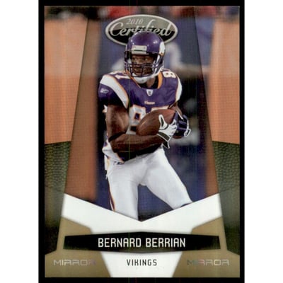 2010 Certified Mirror Gold #83 Bernard Berrian