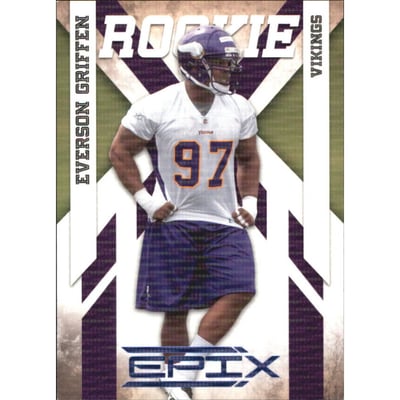 2010 Epix Platinum #134 Everson Griffen