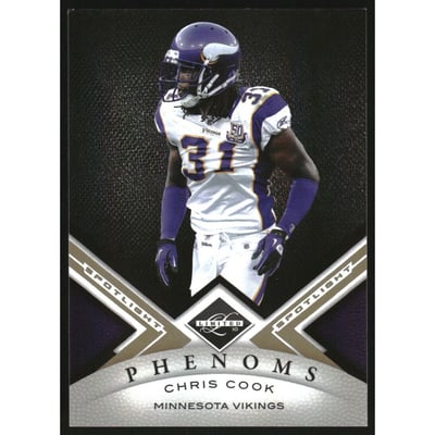 2010 Limited Gold Spotlight #160 Chris Cook