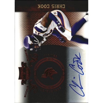 2010 Panini Plates and Patches #114 Chris Cook AU/849 RC