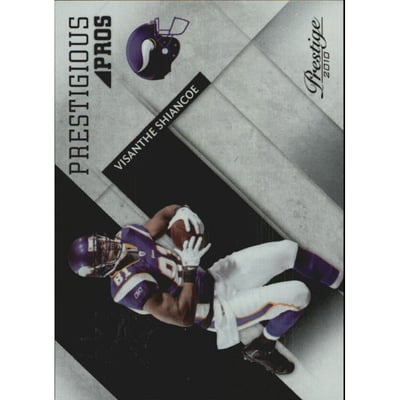 2010 Prestige Prestigious Pros Black #49 Visanthe Shiancoe