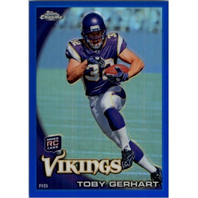 2010 Topps Chrome Blue Refractors #C216 Toby Gerhart