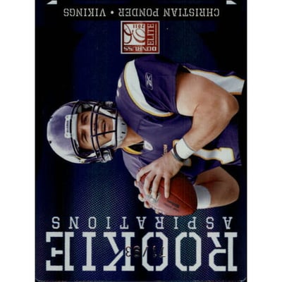 2011 Donruss Elite Aspirations #119 Christian Ponder/93