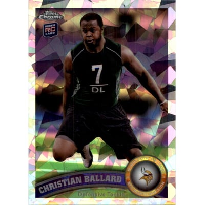 2011 Topps Chrome Crystal Atomic Refractors #167 Christian Ballard