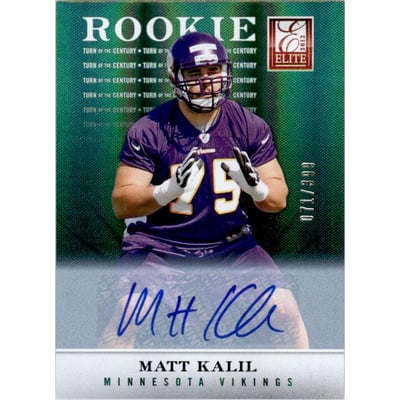 2012 Elite Turn of the Century Autographs #103 Matt Kalil/399